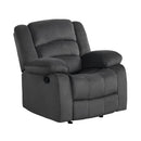 Happy Homes Dynamo Fabric Recliner Dynamo Recliner - Grey IMAGE 1