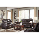 Happy Homes Romina Bonded Leather Recliner Romina Power Recliner - Brown IMAGE 3