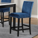 Happy Homes Dior 5 pc Counter Height Dinette Dior - Blue IMAGE 2