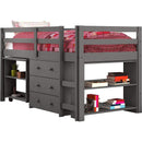 Happy Homes 760-TDG Twin XL Loft Bed - Grey IMAGE 1