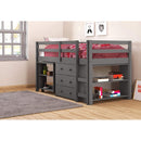 Happy Homes 760-TDG Twin XL Loft Bed - Grey IMAGE 2