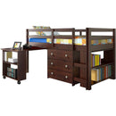 Happy Homes 760-TCP Twin XL Loft Bed - Cappuccino IMAGE 1