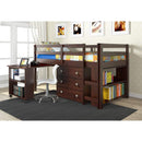 Happy Homes 760-TCP Twin XL Loft Bed - Cappuccino IMAGE 2