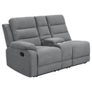 Coaster Furniture Reclining Fabric 3 pc Sectional 609620 IMAGE 4