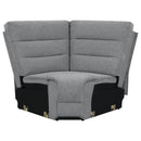 Coaster Furniture Reclining Fabric 3 pc Sectional 609620 IMAGE 6