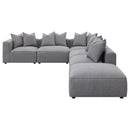 Coaster Furniture Jennifer Fabric 6 pc Sectional 551594-SET IMAGE 3