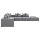 Coaster Furniture Jennifer Fabric 6 pc Sectional 551594-SET IMAGE 5