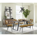  Coaster Furniture Misty 110642 Leather Upholstered Dining Side Chair - Camel IMAGE 10