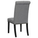 Coaster Furniture Alana 115162 Fabric Upholstered Dining Side Chair - Grey (Set of 2) IMAGE 5