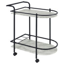 Coaster Furniture Desiree 181376 Rack Bar Cart with Casters - Black IMAGE 1