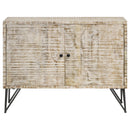 Coaster Furniture Eileen 959652 Rectangular 2-Door Accent Cabinet - White Washed IMAGE 3