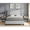  Crown Mark Eva 5111DV-Q Queen Platform Bed - Dove Grey IMAGE 3