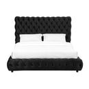  Crown Mark Flory 5112BK-K King Bed - Black IMAGE 1