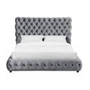  Crown Mark Flory 5112GY-K King Bed - Grey IMAGE 1