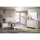  Crown Mark Evan B4710-T Twin Bed - White IMAGE 2