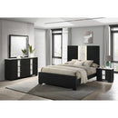  Crown Mark Rangley B6835-Q Queen Bed - Black IMAGE 3