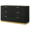 Coaster Furniture Caraway 6-Drawer Dresser 224783 IMAGE 3