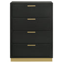 Coaster Furniture Caraway 4-Drawer Chest 224785 IMAGE 3