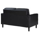 Coaster Furniture Ruth Stationary Leather Look Loveseat 508362 IMAGE 7