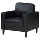 Coaster Furniture Ruth Stationary Leather Match Chair 508363 IMAGE 4