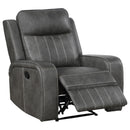 Coaster Furniture Raelynn Leatherette Recliner 603193 IMAGE 4