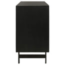 Coaster Furniture Aminah 950383 3-Door Wooden Accent Cabinet - Natural/Black IMAGE 6