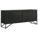 Coaster Furniture Riddell 959631 4-Door Accent Cabinet - Black IMAGE 8