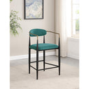 Coaster Furniture Tina 121185 Fabric Upholstered Counter Chair - Green (Set of 2) IMAGE 8