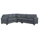 Coaster Furniture Georgina Fabric 4 pc Sectional 551701-SET IMAGE 1