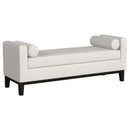 Coaster Furniture Rosie 910270 Upholstered Accent Bench with Raised Arms and Pillows - Vanilla IMAGE 1