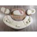 Nova Wholesale Furniture Bonita Fabric 3 pc Sectional BONITAIVORY-SEC3 IMAGE 10