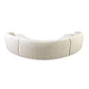 Nova Wholesale Furniture Bonita Fabric 3 pc Sectional BONITAIVORY-SEC3 IMAGE 4