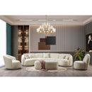 Nova Wholesale Furniture Bonita Fabric 3 pc Sectional BONITAIVORY-SEC3 IMAGE 6