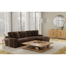 Nova Wholesale Furniture Comfrey Fabric Sectional COMFREYCHOCOLATE-SEC IMAGE 1