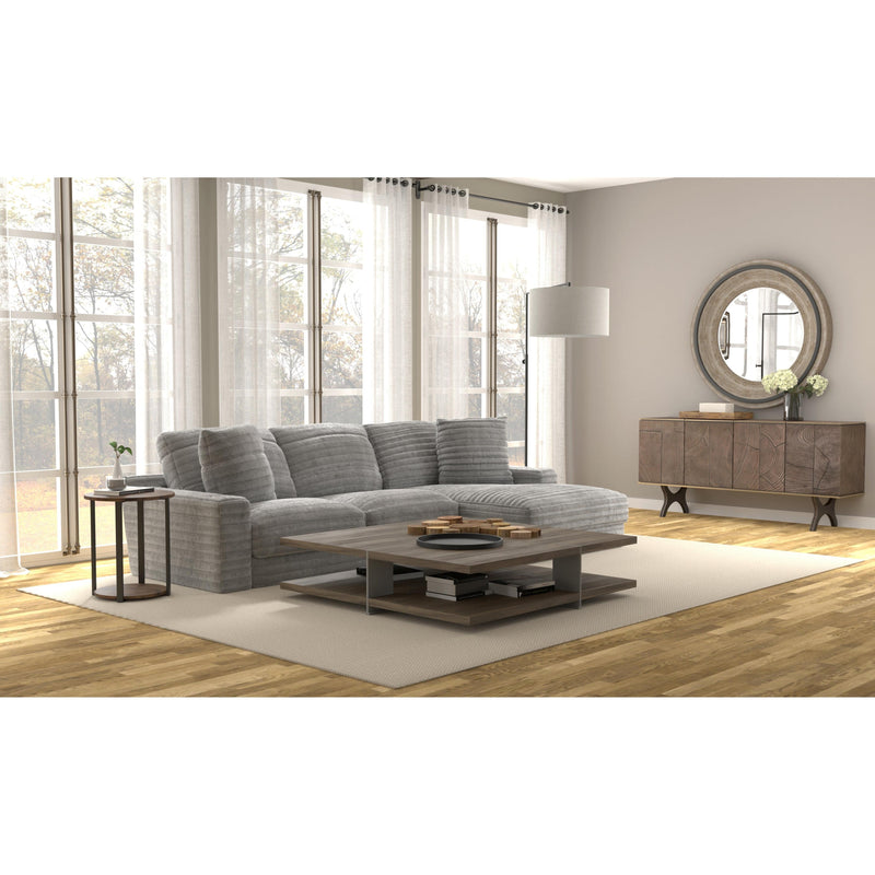 Nova Wholesale Furniture Comfrey Fabric Sectional COMFREYGRAY-SEC IMAGE 2
