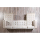 Nova Wholesale Furniture Elisha Fabric 3 pc Sectional ELISHAIVORY-SEC IMAGE 11