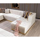 Nova Wholesale Furniture Elisha Fabric 3 pc Sectional ELISHAIVORY-SEC IMAGE 13