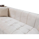 Nova Wholesale Furniture Elisha Fabric 3 pc Sectional ELISHAIVORY-SEC IMAGE 16