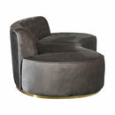 Nova Wholesale Furniture Ella Fabric 2 pc Sectional ELLAGRAY-SEC IMAGE 5