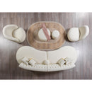 Nova Wholesale Furniture Ella Fabric 2 pc Sectional ELLAIVORY-SEC IMAGE 10