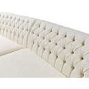 Nova Wholesale Furniture Ella Fabric 2 pc Sectional ELLAIVORY-SEC IMAGE 13