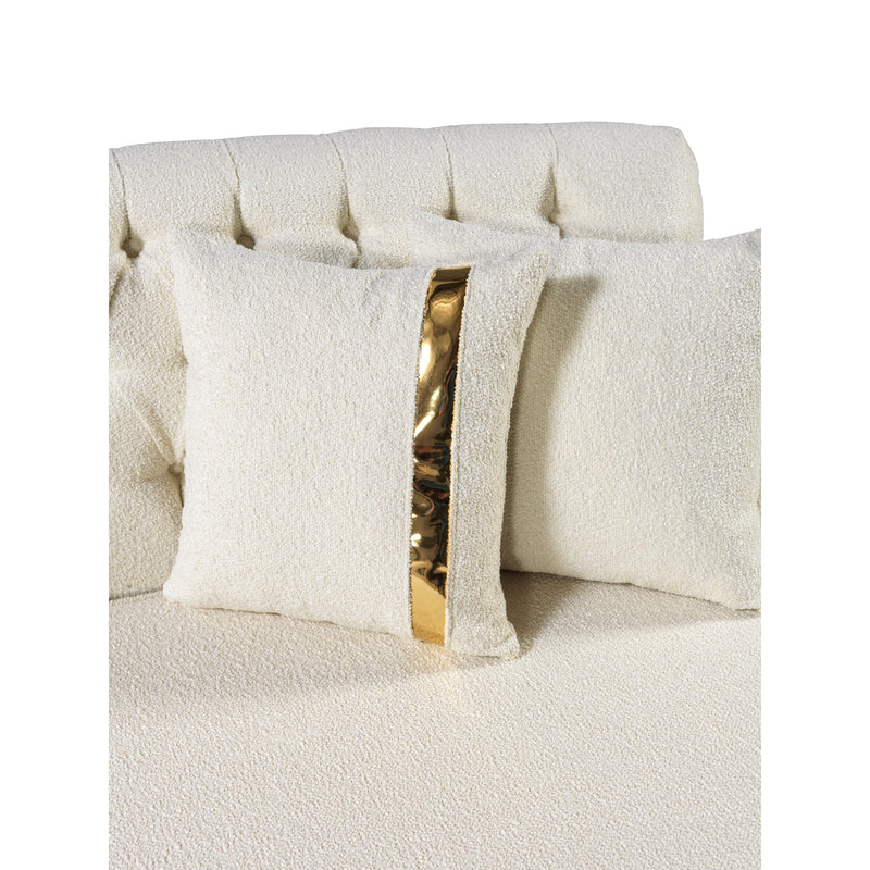 Nova Wholesale Furniture Ella Fabric 2 pc Sectional ELLAIVORY-SEC IMAGE 14