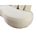 Nova Wholesale Furniture Ella Fabric 2 pc Sectional ELLAIVORY-SEC IMAGE 15