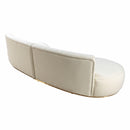 Nova Wholesale Furniture Ella Fabric 2 pc Sectional ELLAIVORY-SEC IMAGE 3