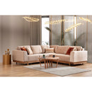 Nova Wholesale Furniture Emily Fabric Sectional EMILYBEIGE-SEC IMAGE 3