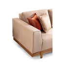 Nova Wholesale Furniture Emily Fabric Sectional EMILYBEIGE-SEC IMAGE 6