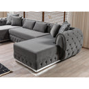 Nova Wholesale Furniture Jessie Fabric Sectional JESSIE SEC-GRAY IMAGE 10