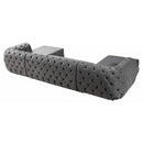 Nova Wholesale Furniture Jessie Fabric Sectional JESSIE SEC-GRAY IMAGE 5