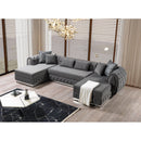 Nova Wholesale Furniture Jessie Fabric Sectional JESSIE SEC-GRAY IMAGE 9