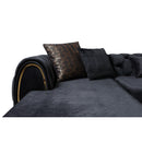 Nova Wholesale Furniture Jessie Fabric Sectional JESSIE SEC-BLACK IMAGE 13